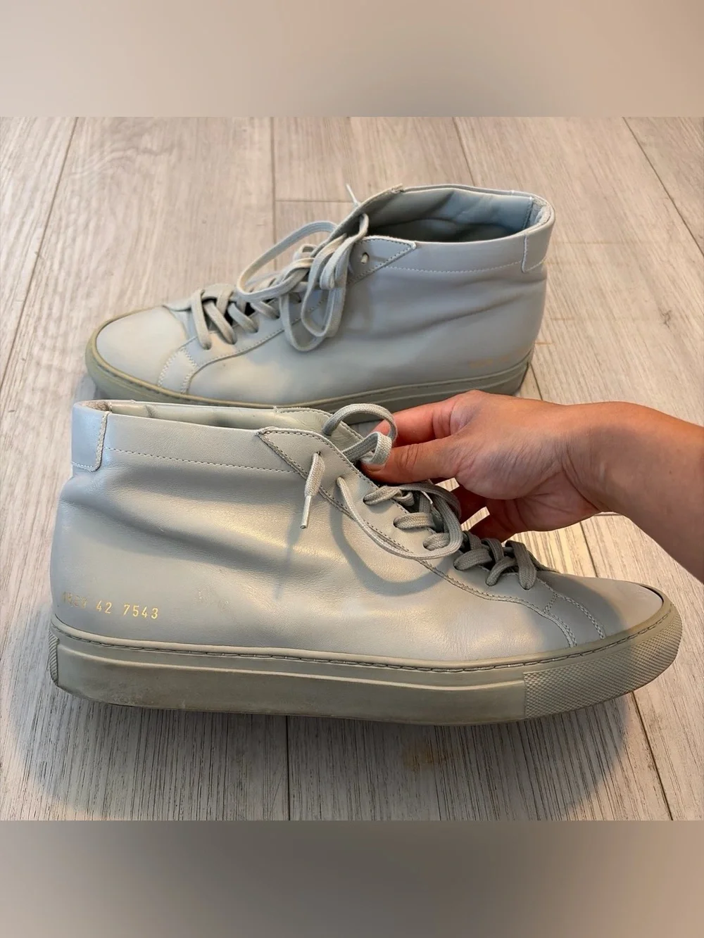 Common Projects High-Top Sneakers in Off-White